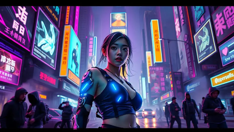 Dunia Cyberpunk dalam Game: Neon dan Distopia.
